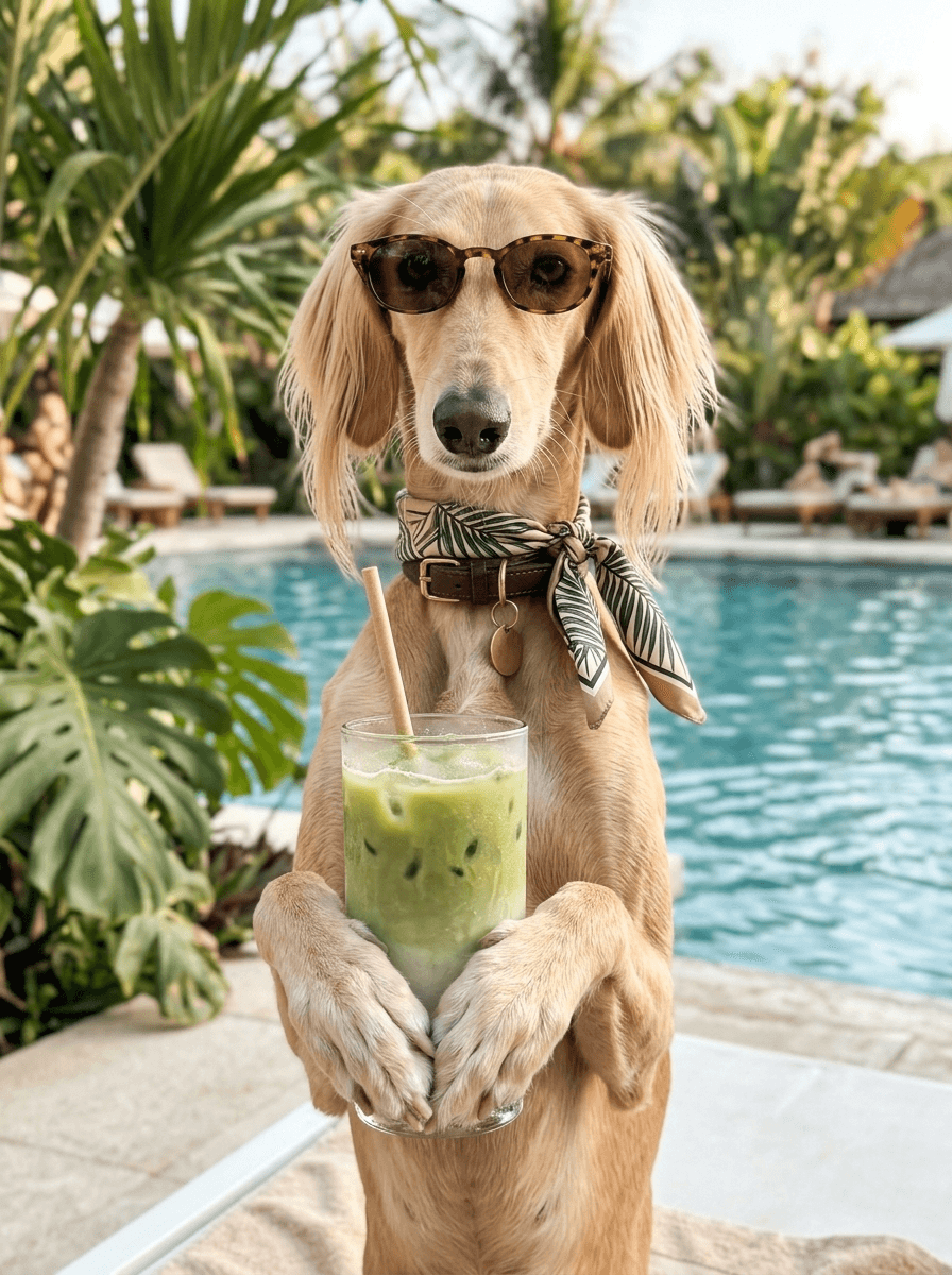 Saba as Poolside Influencer